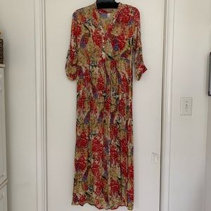 Anthropologie Boho Maxi Dress